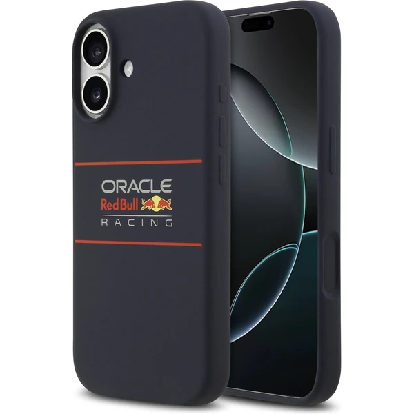 Oracle Red Bull Racing Silicone Horizontal Logo MagSafe kryt iPhone 17 modrý - Puzdra - Hlavný obrázok