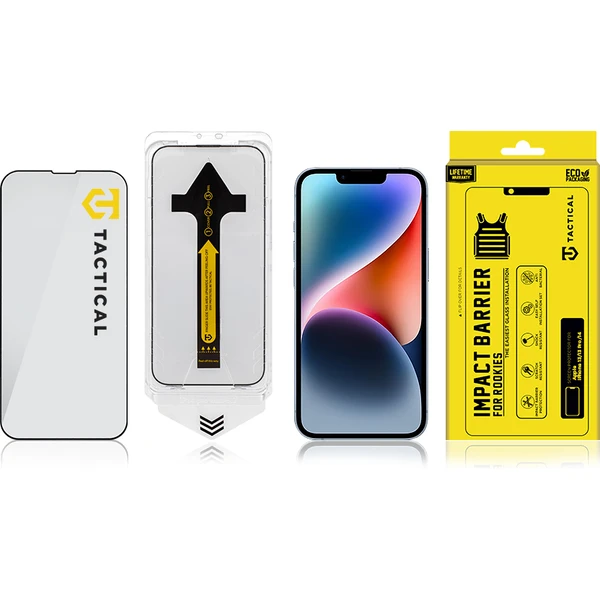 Taktická nárazová bariéra pre začiatočníkov sklo s aplikátorom Apple iPhone 13/13 Pro/14/16e/17e - Ochranné fólie a sklo - Obrázok 4173d52af29645db86299d8ca20a8df8