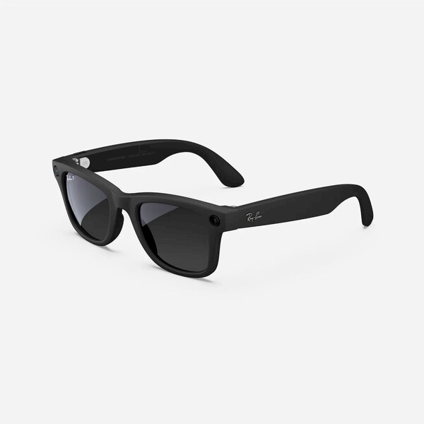 Ray-Ban Meta Wayfarer veľké múdre okuliare matné čierne