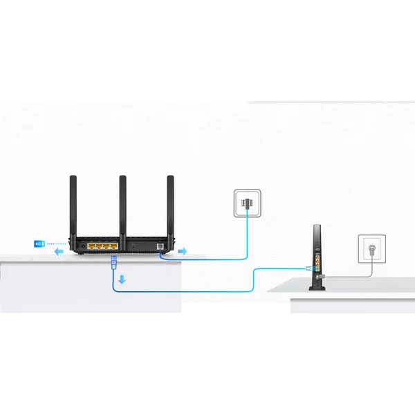TP-Link Archer VR2100 Wi-Fi 5 router čierny - Wi-Fi routery - Obrázok 417U000501