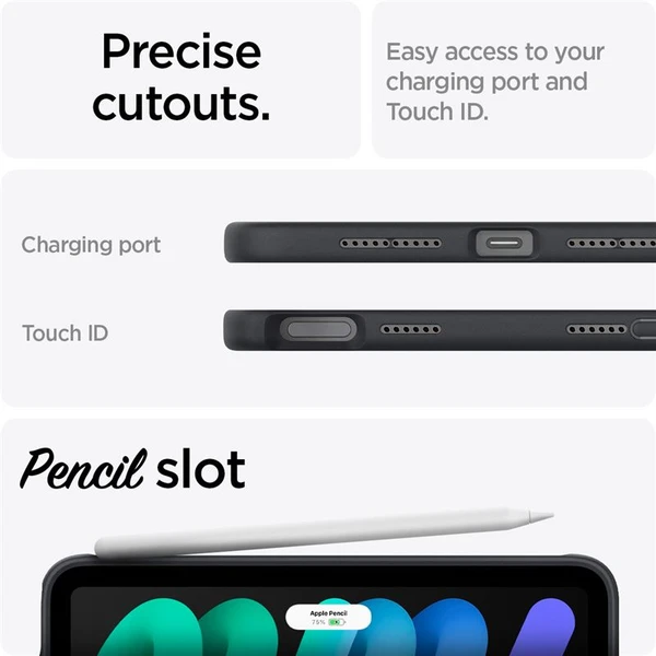Spigen Nano Pop puzdro iPad Mini 7 (2024)/6 (2021) čierne - Puzdra - Obrázok 41975d8eb17c43109ba62127055a9733