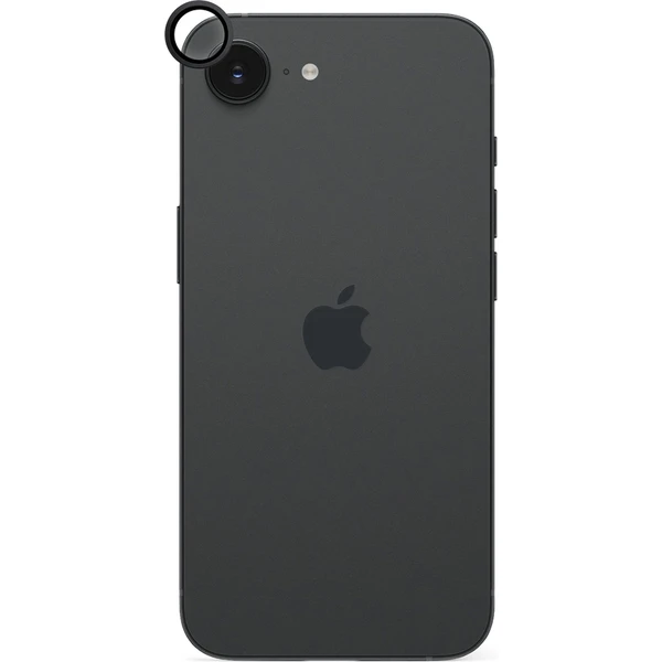 Epico hliníková ochrana šošoviek fotoaparátu pre Apple iPhone 17e/16e čierna - Ochranné fólie a sklo - Hlavný obrázok