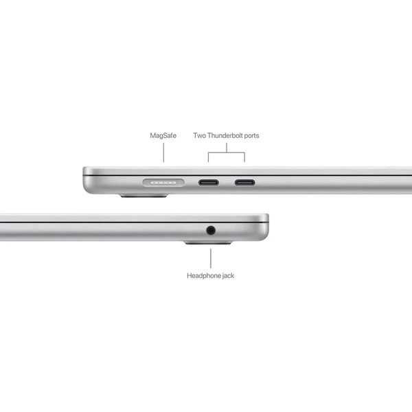 CTO Apple MacBook Air M3 15,3" 10x GPU (2024) / INT KLV / 8GB / strieborný / 256GB SSD / 35W - Notebooky - Obrázok 41Q2000P01