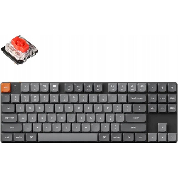 Keychron K1 Max herná klávesnica (US) (Red switch) čierna
