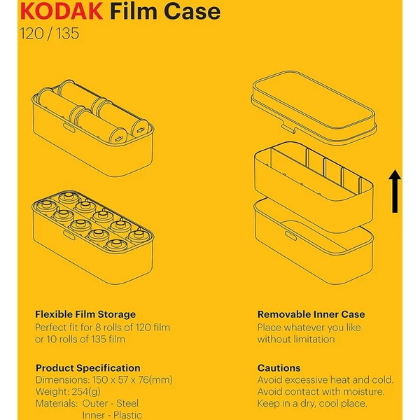 Kodak Film Case 120/135 (large) púzdro pre film olivové - Puzdra - Obrázok 41WE000J01