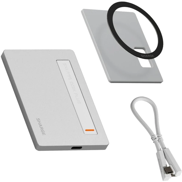 SHARGE Disk Plus SSD puzdro s USB-C káblom strieborné - Puzdra - Obrázok 41b92e680be34dc0aab9cc9d3f374fcc