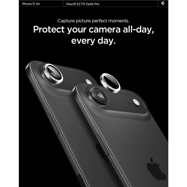 Spigen Glass TR EZ Fit Optik Pro skla iPhone Air silver (2 ks) - Ochranné fólie a sklo - Obrázok 41c0084a042c49e78b0377d4616c785c