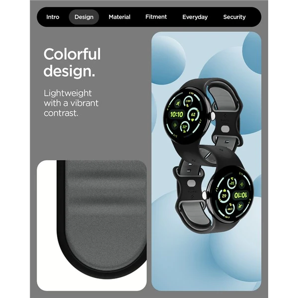 Spigen Nano Pop Band remienok Google Pixel Watch 4/3/2/1 (41mm) čierny - Remienky - Obrázok 41c2343b599944c49a170b5551afd69c
