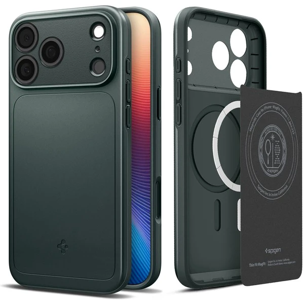 Spigen Thin Fit MagSafe kryt iPhone 17 Pro abyss green - Puzdra - Obrázok 41ca2ad0c006418ca4488d46b5150781