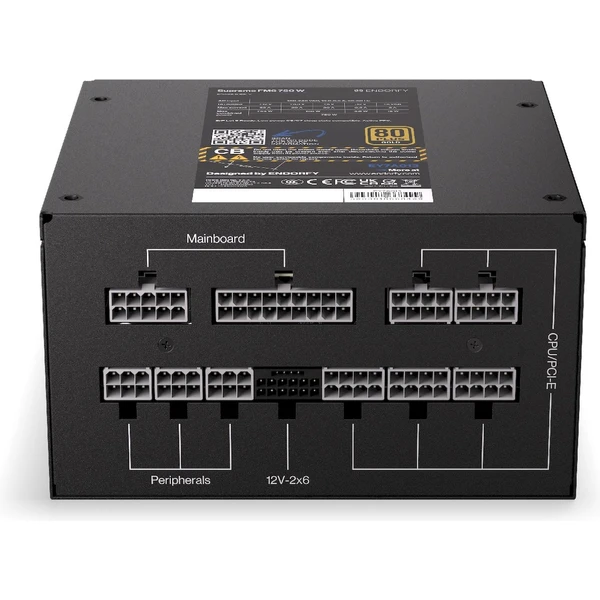 Endorfy Supremo FM6 Gold 750W - Zdroje - Obrázok 420J000K01