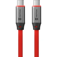 Tactical Fat Man 2.0 kábel USB-C/USB-C 1m červený - Káble a redukcie