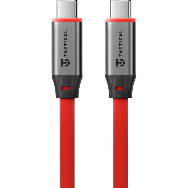E-shop Tactical Fat Man 2.0 kábel USB-C/USB-C 1m červený