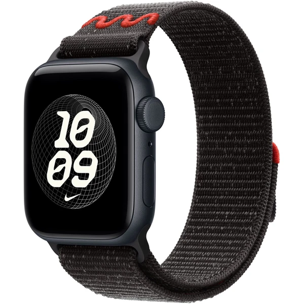 Apple Watch 41/40/38mm Midnight Black prevliekací športový remienok Nike - Remienky - Hlavný obrázok