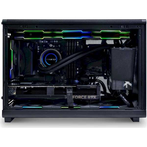 Lian Li A3-mATX Wood Edition Tvrdené sklo čierna - Počítačové skrine - Obrázok 422O000K01