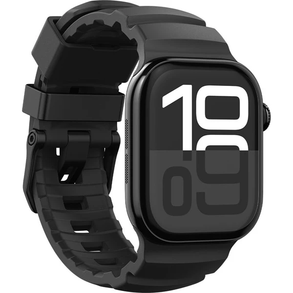 Spigen Silikónový remienok Apple Watch 49/46/45/44mm čierny - Remienky - Obrázok 423388e73aae4c62b345a8597563e8c8