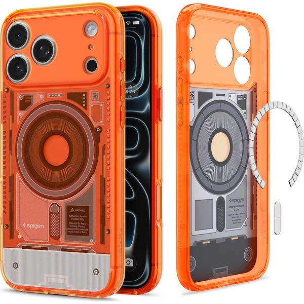 Spigen Ultra Hybrid MagSafe kryt iPhone 18 Pro/17 Pro c-one tangerine - Puzdra - Hlavný obrázok