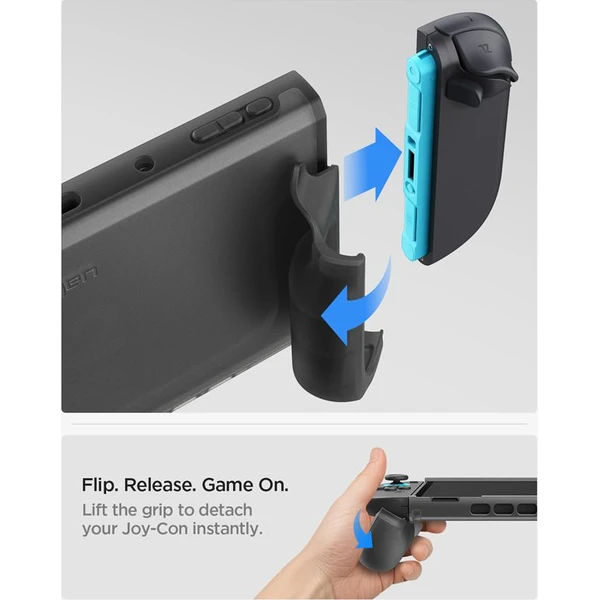 Spigen Ultra Hybrid puzdro pre Nintendo Switch 2 čierne - Puzdra - Obrázok 423577fb90484cd289725c793754da88