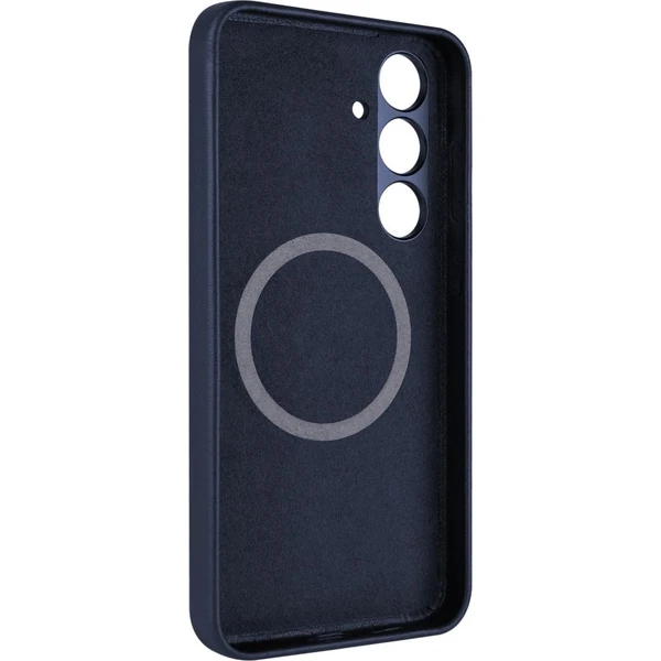 FIXED MagLeather kožený kryt s MagSafe Samsung Galaxy S24+ modrý - Puzdra - Obrázok 4271000K01