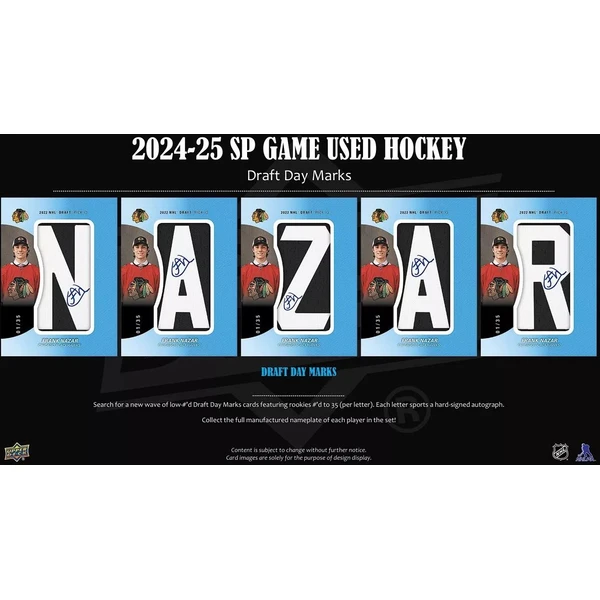 2024-25 Upper Deck SP Game Used Hockey Hobby Box - Hokejové karty - Obrázok 427F000J01