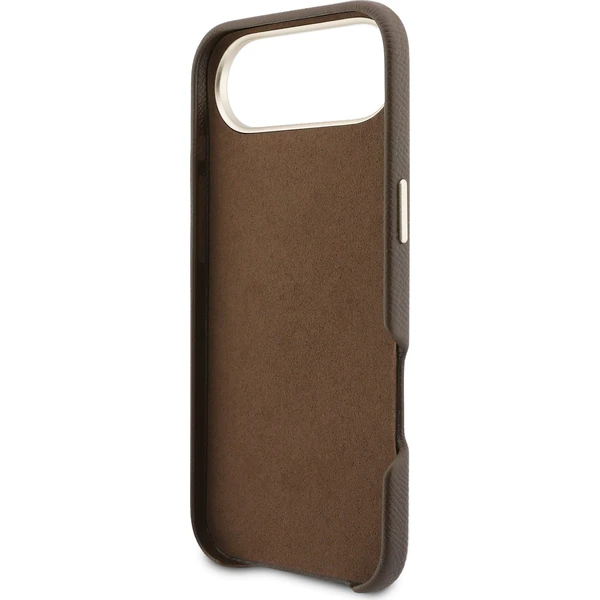 Guess PU Resin Logo kryt iPhone Air hnedý - Puzdra - Obrázok 42873f3f934441d29e6ac0625601d457