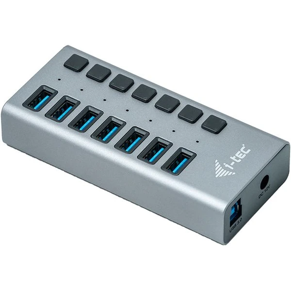 i-tec USB 3.0 Charging HUB 7 Port + Power Adapter 36 W - USB huby - Obrázok 429B000501