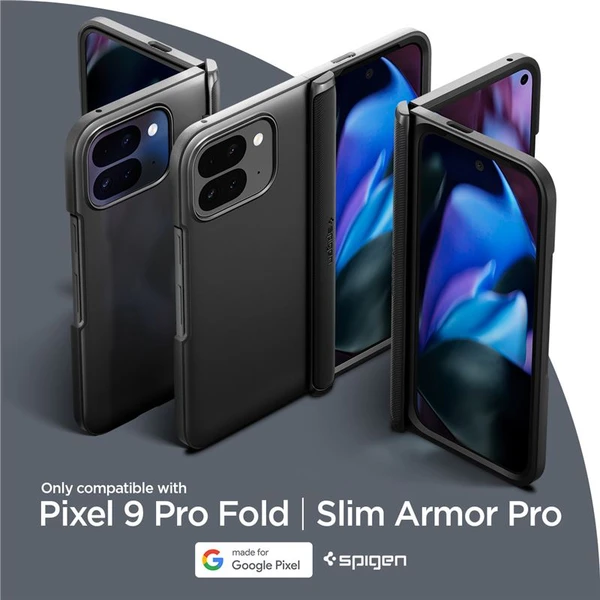 Spigen Slim Armor Pre kryt Google Pixel 9 Pro Fold čierny - Puzdra - Obrázok 429b51fc80bd41aca59284c653d72068
