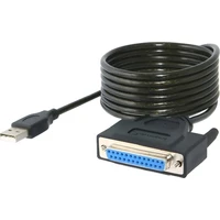 PremiumCord USB-A/LPT kábel 1m čierny - Káble a redukcie