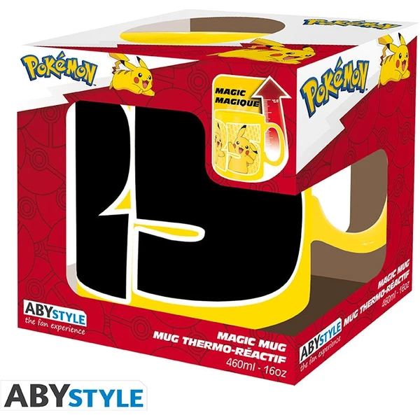 Hrnček s meniacim sa motívom Abysse Corp Pokémon - Pikachu 25 (460 ml) - Hrnčeky - Obrázok 42BD000K01