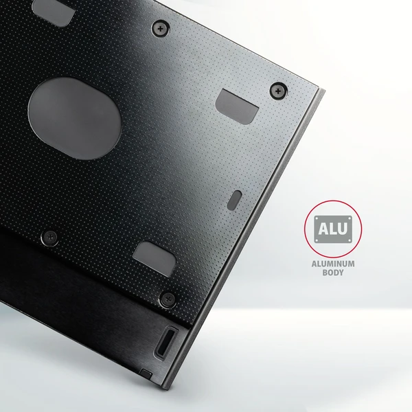 AXAGON RSS-CD09 rámček pre 2.5" SSD/HDD do DVD slotu 9.5 mm - Rámiky na disky - Obrázok 42J0000P01
