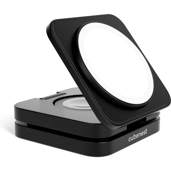 Cubenest S312 Pro 3v1 MagSafe bezdrôtová nabíjačka čierna - Nabíjačky - Obrázok 42J6000601