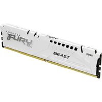 Kingston FURY Beast White DDR5 16GB 6000MT/s CL36 DIMM (1x16GB) EXPO/XMP - Operačné pamäte