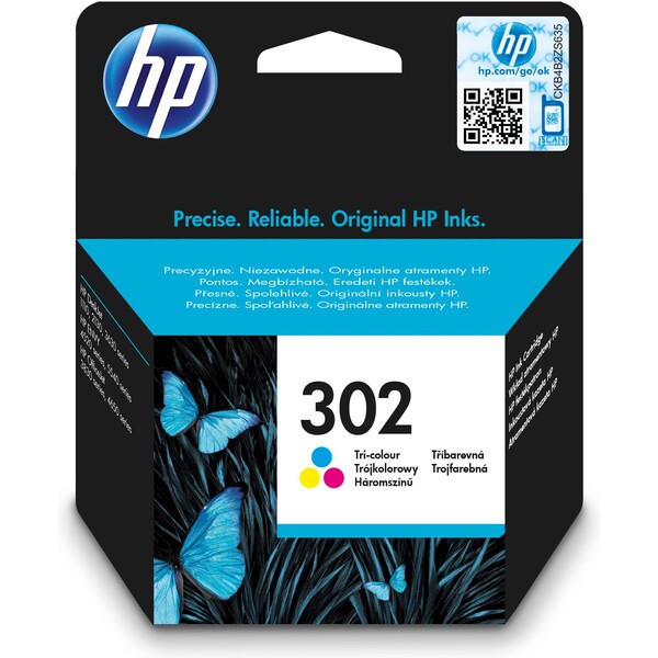 E-shop HP F6U65AE č. 302 Viacfarebná originálna