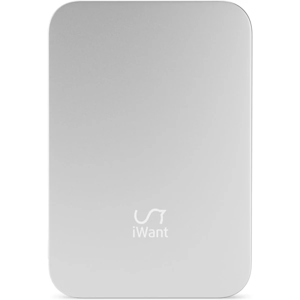 iWant 3000mAh Aluminium Mag+ MagSafe bezdrôtová powerbanka strieborná - Powerbanky - Obrázok 42QC000L01