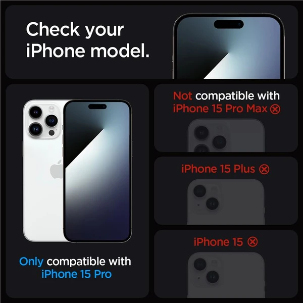 Spigen Glass tR EZ Fit 2 Pack tvrdené sklo iPhone 15 Pre číre - Ochranné fólie a sklo - Obrázok 42X8000601