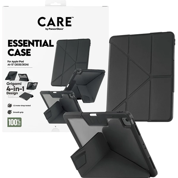 PanzerGlass® CARE 4v1 Essential puzdro Apple iPad Air 13" (2025/2024) čierne - Puzdra - Hlavný obrázok