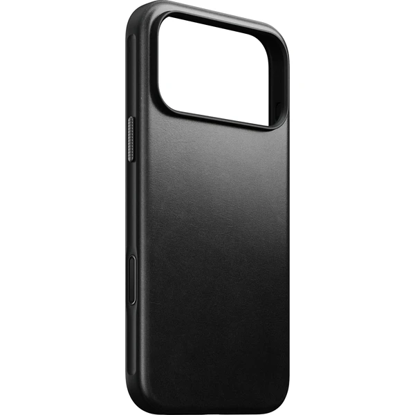 Nomad Modern Leather (Horween) MagSafe kožený kryt iPhone 18 Pro Max Black - Puzdra - Hlavný obrázok