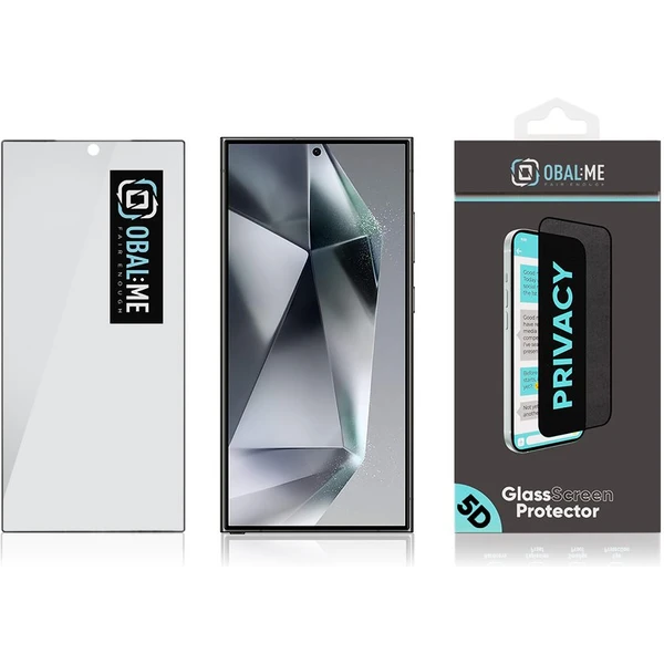 OBAL:ME Privacy 5D tvrdené sklo Samsung Galaxy S24 Ultra čierne - Ochranné fólie a sklo - Obrázok 42d296f549b1479aa4af98f1b9653c57