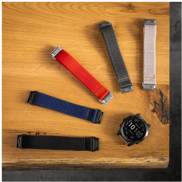FIXED Nylon Sporty Strap remienok pre Garmin QuickFit (22mm) čierny - Remienky - Obrázok 42e0ede75bad4fb0a43c484c441b63cb