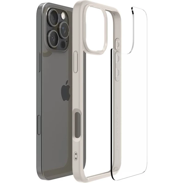 Spigen Ultra Hybrid kryt iPhone 16 Pro natural titanium - Puzdra - Obrázok 42eff46368134c1aa8386b4494bb8a4a