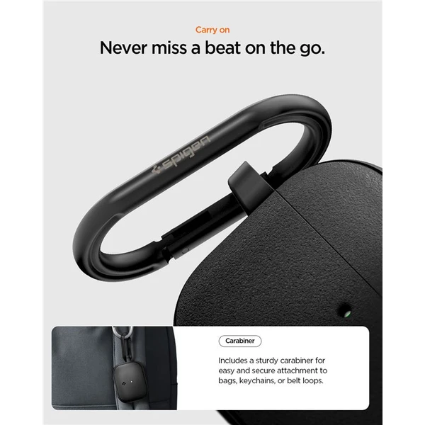 Spigen Vault puzdro AirPods Pro 3 matne čierne - Puzdra - Obrázok 43041a71c2c244df8925fb4624b3ed9e