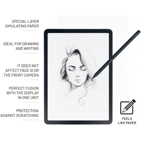 FIXED PaperGlass sklo na písanie a kreslenie pre iPad Pro 13" (2025) číre - Ochranné fólie a sklo - Obrázok 4308383188d1423a8fa2d9ebbc94d291