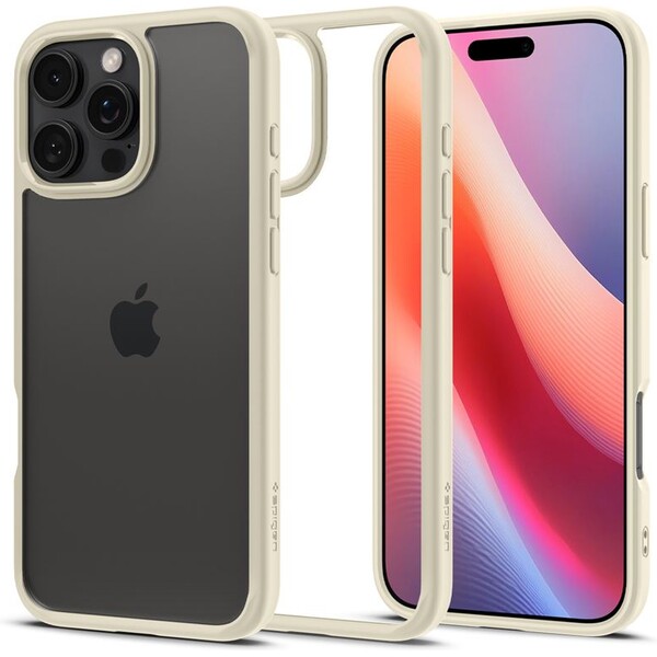 E-shop Spigen Crystal Hybrid kryt iPhone 16 Pro Max mute beige
