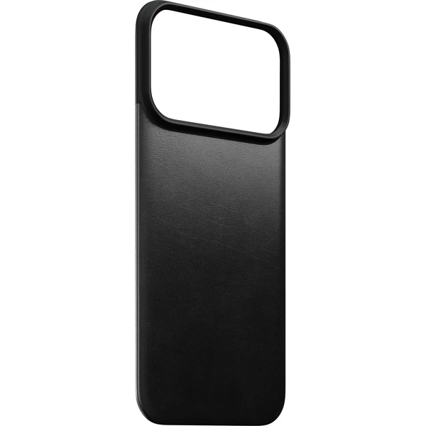 Nomad Magnetic Leather Back (Horween) MagSafe kožený kryt iPhone 17 Pro/18 Pro Black - Puzdra - Obrázok 431fad6018ac45ab901502afe52fb0bb