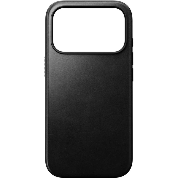 Nomad Modern Leather (Horween) MagSafe kožený kryt iPhone 18 Pro Black - Puzdra - Obrázok 43281b3429c644c285e856c79abda9a5