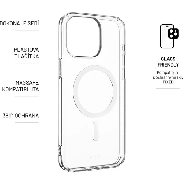FIXED MagPure kryt s Magsafe Apple iPhone 15 Pre Max číry - Puzdra - Obrázok 4335000L01