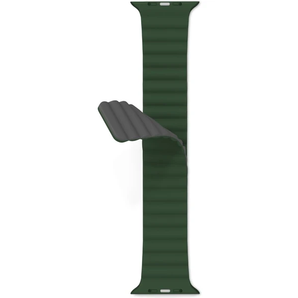 Epico Watch Strap Magnetic pre Apple Watch 38/40/41mm sivá/zelená - Remienky - Obrázok 4350000601