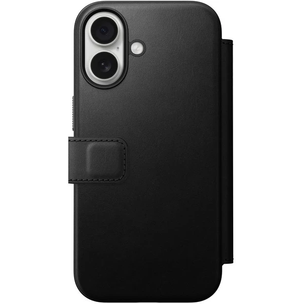 Nomad Modern Leather Folio MagSafe kožené púzdro iPhone 17 Black - Puzdra - Obrázok 43562ca4c9574287865d79a28813997b