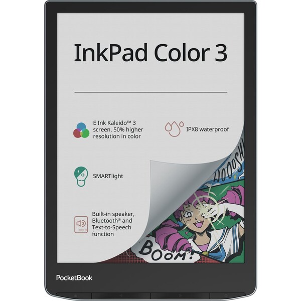 PocketBook InkPad Color 3 sivá