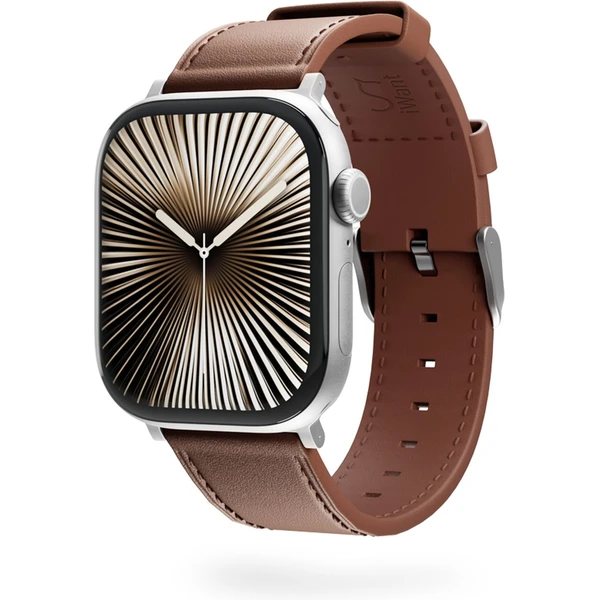 iWant Leather remienok pre Apple Watch 42/41/40/38mm hnedý - Remienky - Hlavný obrázok