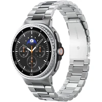 Spigen Modern Fit 316L remienok Samsung Galaxy Watch8 (40/44/46mm) strieborná - Remienky